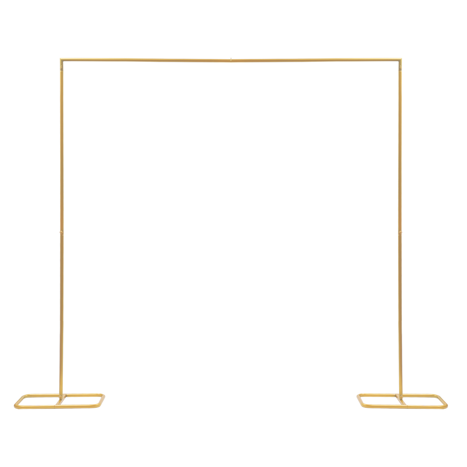 Balloon Arch Kit - 2.1x2 m/79x83 นิ้วทองจัดงานแต่งงานสแควร์ฉากหลังแต่งงานบอลลูนขาตั้งกรอบโลหะสําหรับพิธีพื้นหลัง Deco