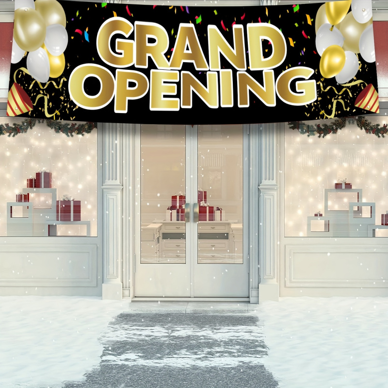 Party Event Supply Store - ป้ายเปิดร้าน VIKAMA, ป้ายเปิดร้านใหม่, อุปกรณ์จัดงานเปิดร้าน, พิธีเปิดร้านในสวนกลางแจ้ง