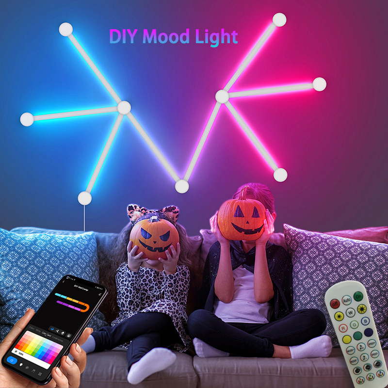 Neon Sign Party - โคมไฟติดผนัง RGB อัจฉริยะ, ไฟ LED เชื่อมต่อแอป