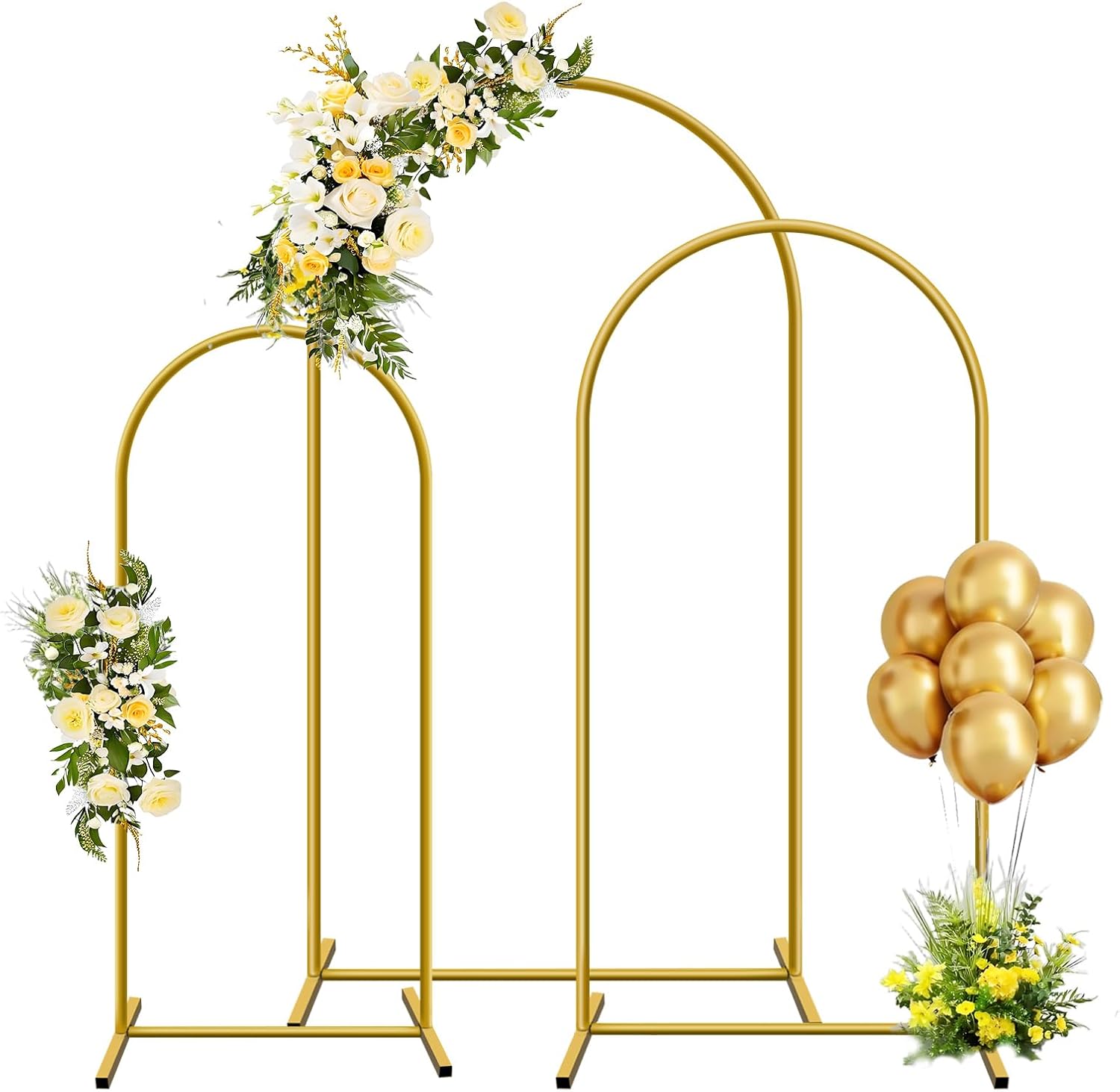 Balloon Arch Kit - 1 PC โลหะทอง Arch ฉากหลัง Arch