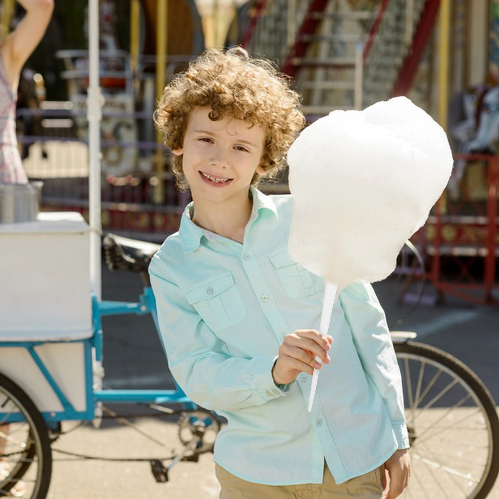 Cotton Candy Cone - แท่งกระดาษสำหรับขนมสายไหม 20 ชิ้น คุณภาพพรีเมียม ผิวเรียบ สำหรับงานวันเกิด
