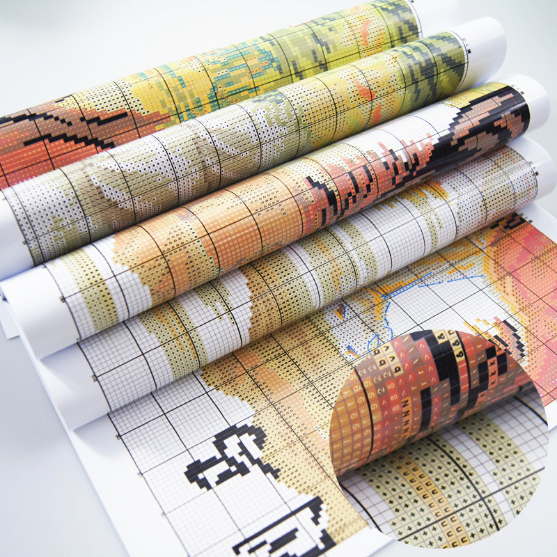 ชุดปักครอสติชลายดอกไม้สีฟ้าบนผ - Napkin Folding Set บทวิจารณ์และราคา