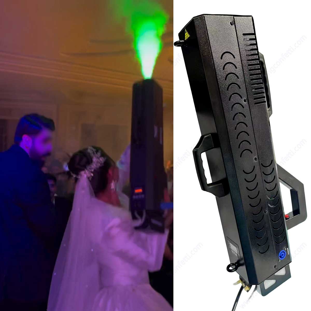 เครื่องพ่นหมอกแบบพกพา ปืนฉีดหม - Confetti Cannon Tube บทวิจารณ์และราคา