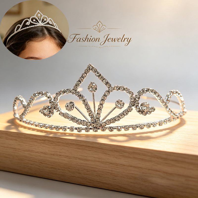 สีเงิน ไรน์สโตน มงกุฎเจ้าสาว ค - Event Suppliers บทวิจารณ์และราคา