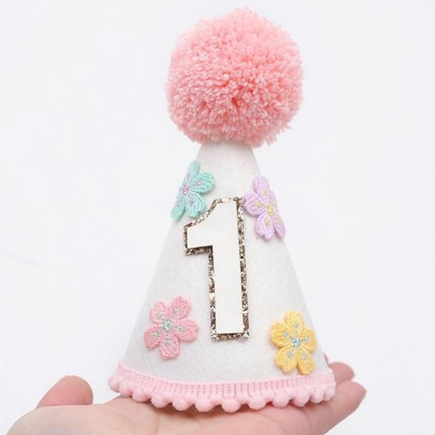 หมวกวันเกิดรูปทรงกรวยลายดอกไม้ - Party Hat Cone บทวิจารณ์และราคา