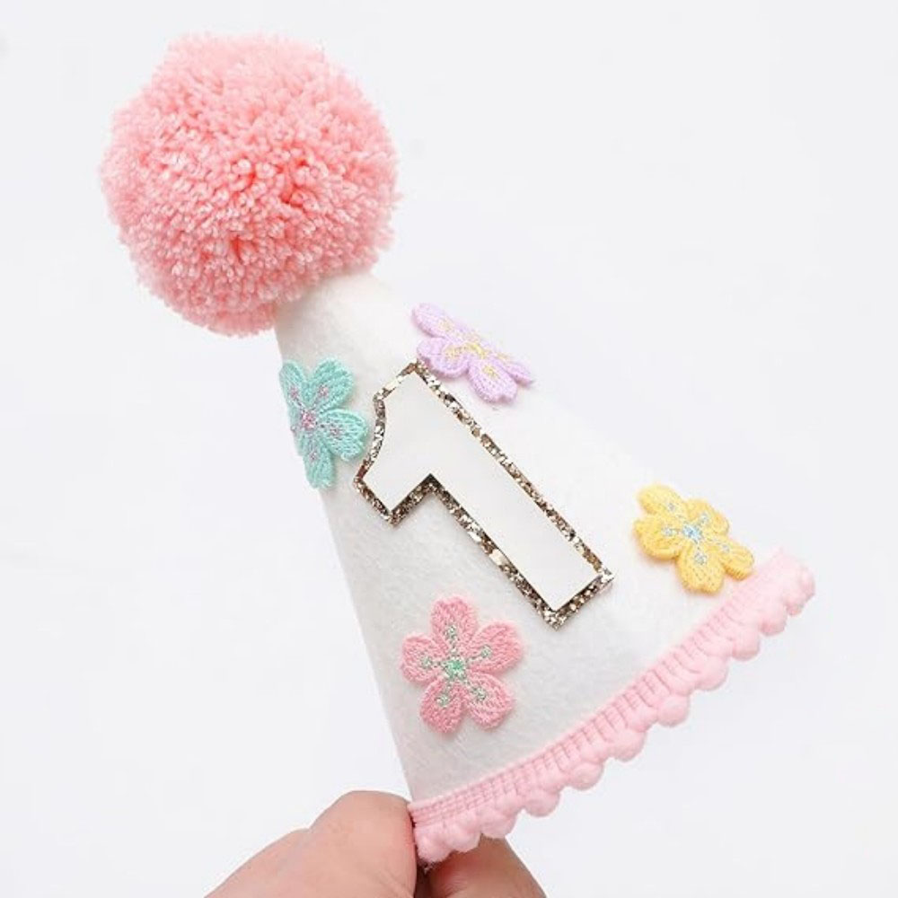 หมวกวันเกิดรูปทรงกรวยลายดอกไม้ - Party Hat Cone บทวิจารณ์และราคา