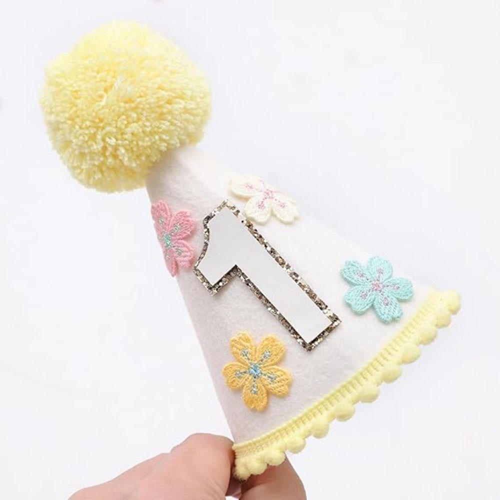 หมวกวันเกิดรูปทรงกรวยลายดอกไม้ - Party Hat Cone บทวิจารณ์และราคา