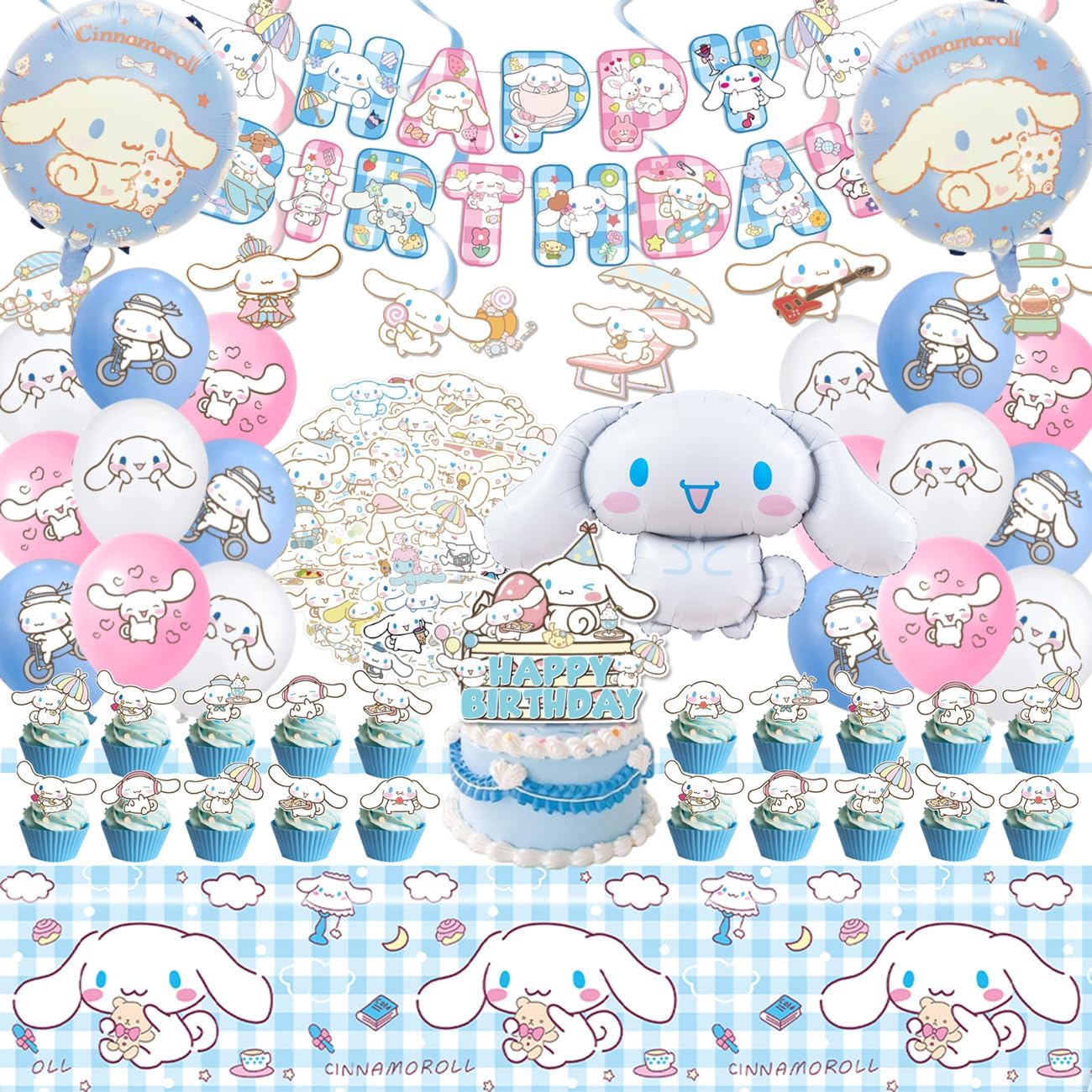 การ์ตูนซินนามอนโรล ของตกแต่งงา - Table Cloth Disposable บทวิจารณ์และราคา