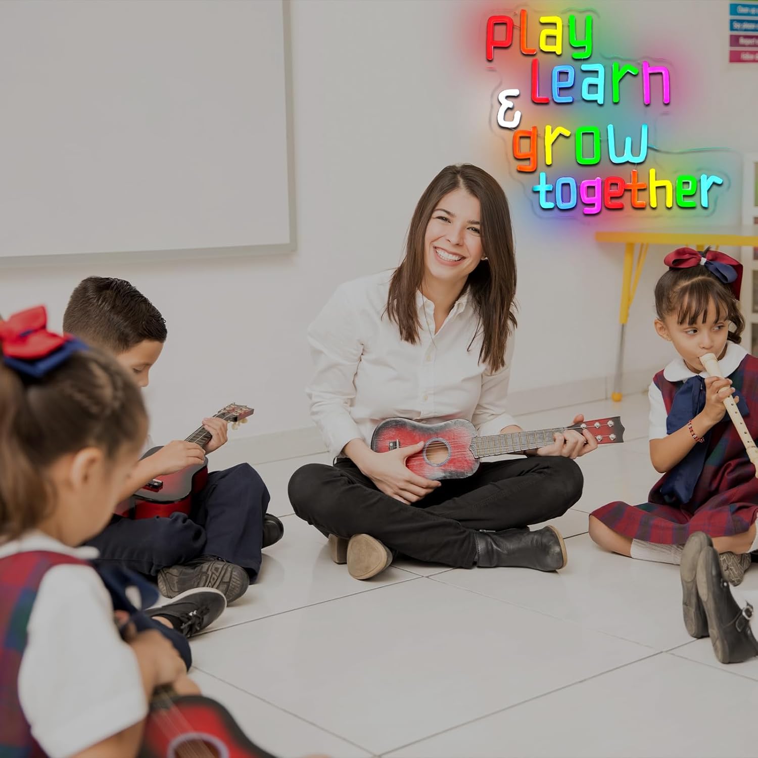 ป้ายไฟนีออน Play Learn Grow To - Neon Sign Party บทวิจารณ์และราคา