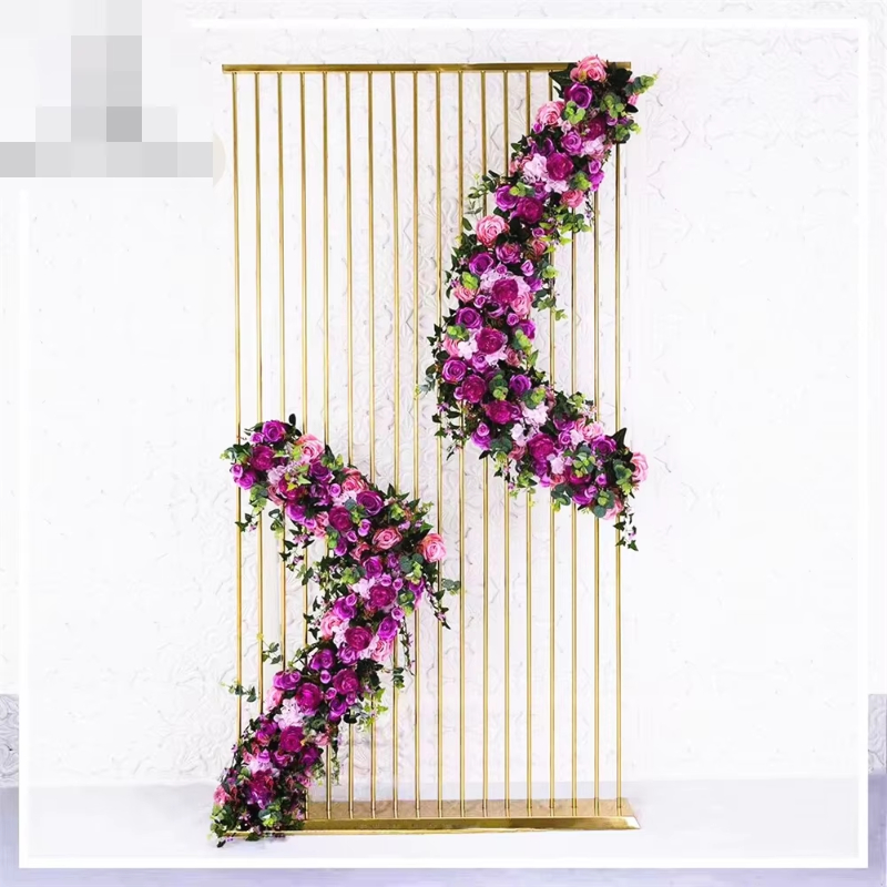 เงาทองกรอบโลหะดอกไม้ Arch ตารา - Dessert Table Backdrop บทวิจารณ์และราคา