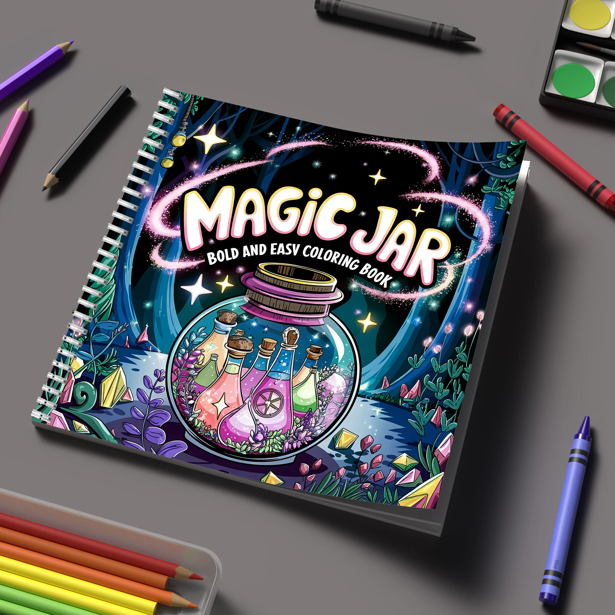 สมุดระบายสีขวดวิเศษสำหรับสมุดร - Event Supplies บทวิจารณ์และราคา