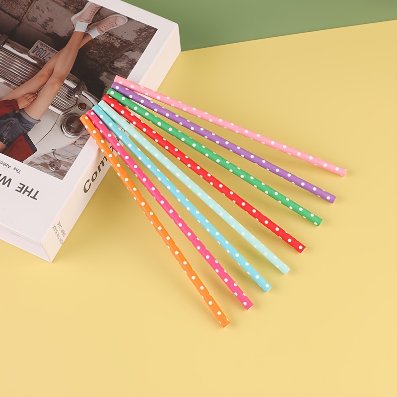หลอดกระดาษแบบใช้แล้วทิ้งสีสันส - Paper Straw Color บทวิจารณ์และราคา