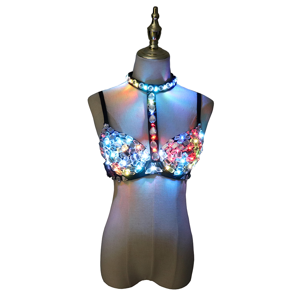 ไนท์คลับDsเซ็กซี่LED Braแฟลชที - Event Party Dj บทวิจารณ์และราคา