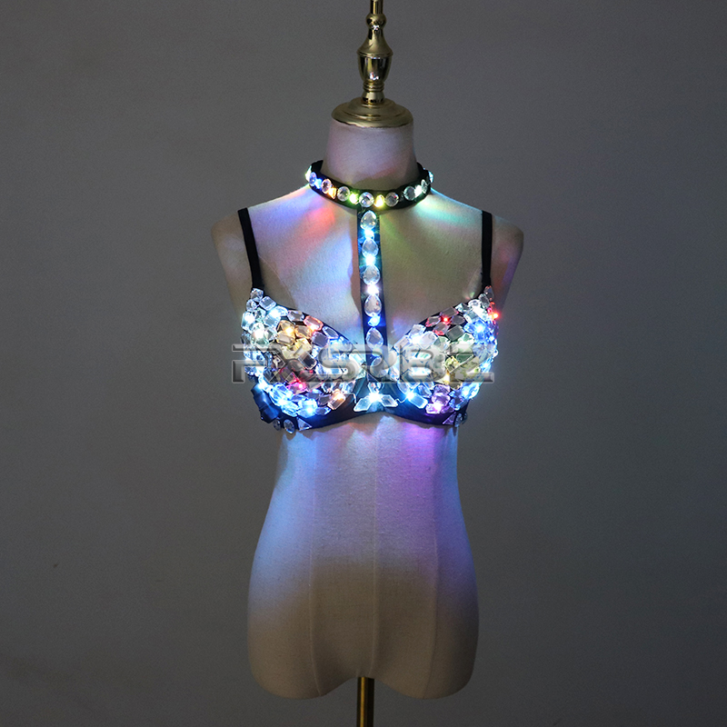ไนท์คลับDsเซ็กซี่LED Braแฟลชที - Event Party Dj บทวิจารณ์และราคา