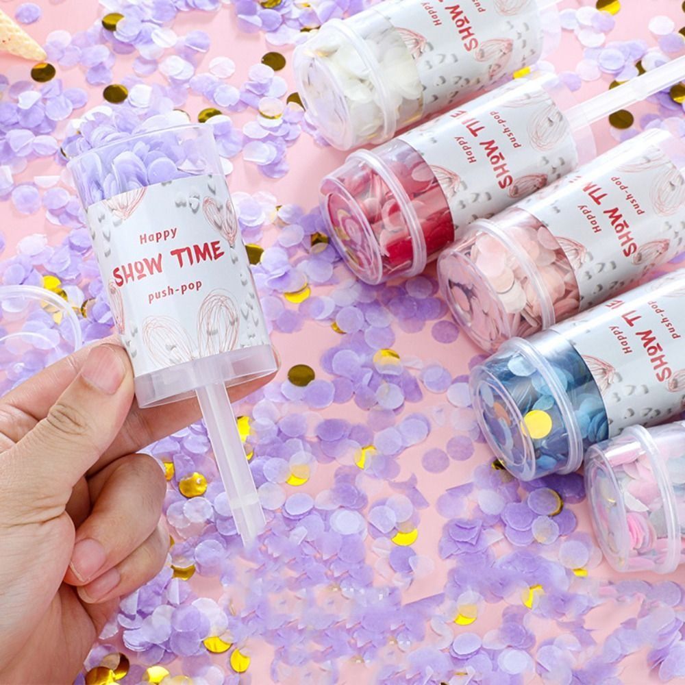 1 ชิ้น อุปกรณ์ตกแต่งงานปาร์ตี้ - Confetti Cannon Tube บทวิจารณ์และราคา
