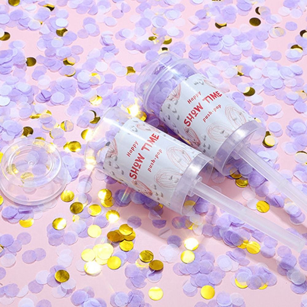 1 ชิ้น อุปกรณ์ตกแต่งงานปาร์ตี้ - Confetti Cannon Tube บทวิจารณ์และราคา