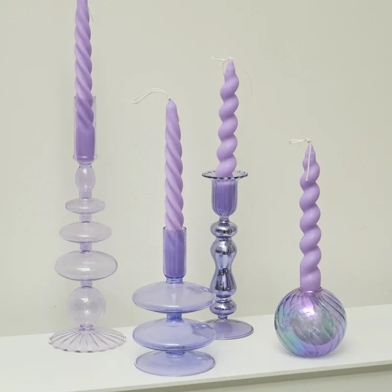 2Pc Spiral เทียนเทียนหอมเทียนต - Centerpiece Stick บทวิจารณ์และราคา