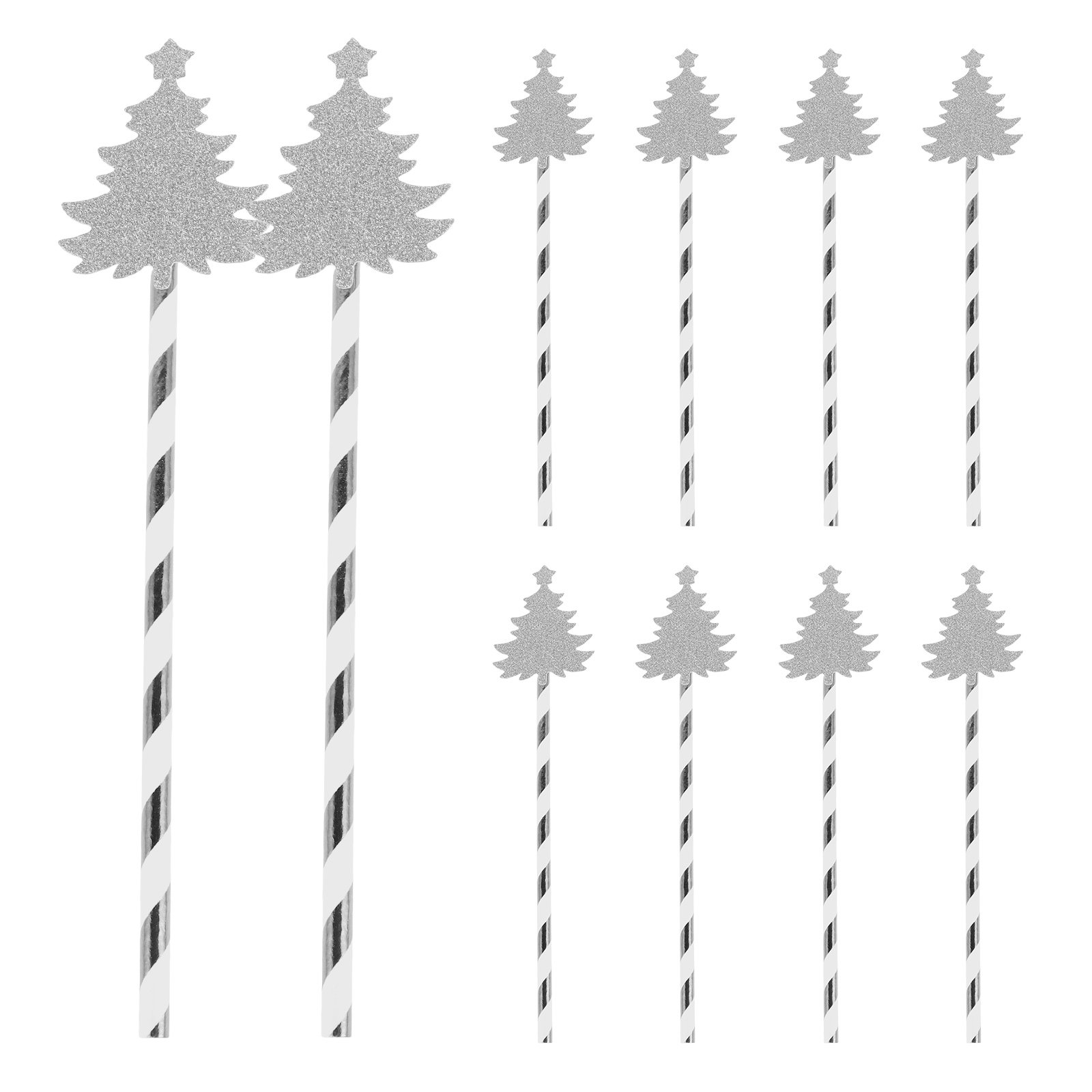 25 ชิ้น หลอดกระดาษลายต้นคริสต์ - Paper Straw Color บทวิจารณ์และราคา
