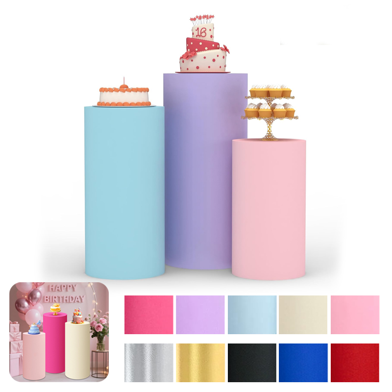 ผ้าคลุมเสาทรงกระบอกสำหรับงานแต - Dessert Table Backdrop บทวิจารณ์และราคา