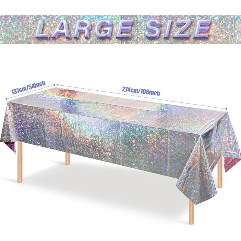ผ้าปูโต๊ะแบบใช้แล้วทิ้ง 1 ชิ้น - Table Cloth Disposable บทวิจารณ์และราคา