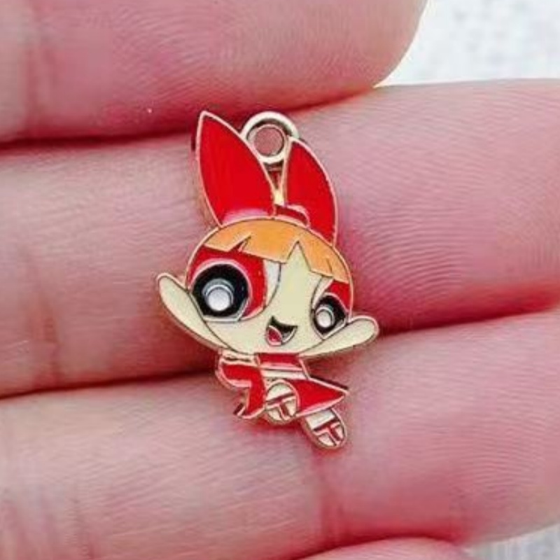 จี้รูปการ์ตูนสาวน้อยเคลือบน้ำม - Event Party บทวิจารณ์และราคา