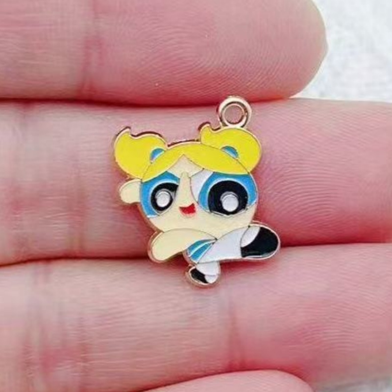 จี้รูปการ์ตูนสาวน้อยเคลือบน้ำม - Event Party บทวิจารณ์และราคา
