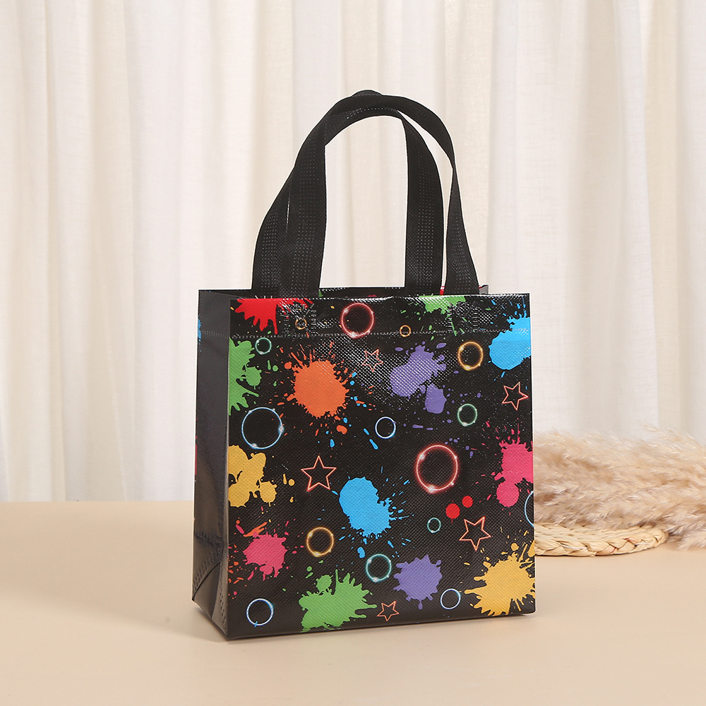ถุงห่อของขวัญ ผ้าไม่ทอ ลายฟลูอ - Party Event Supply Store บทวิจารณ์และราคา