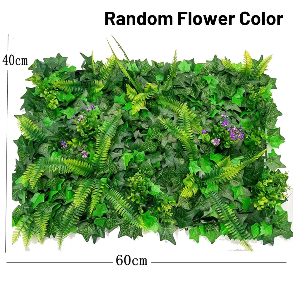 40*60 ซม.สนามหญ้าประดิษฐ์หญ้าผ - Flower Wall Panel บทวิจารณ์และราคา