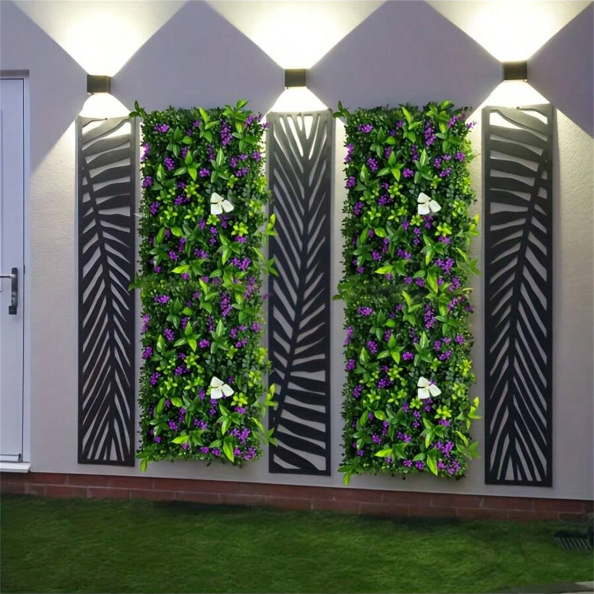 แผงต้นไม้แขวนผนังพลาสติก 1 ชิ้ - Flower Wall Panel บทวิจารณ์และราคา