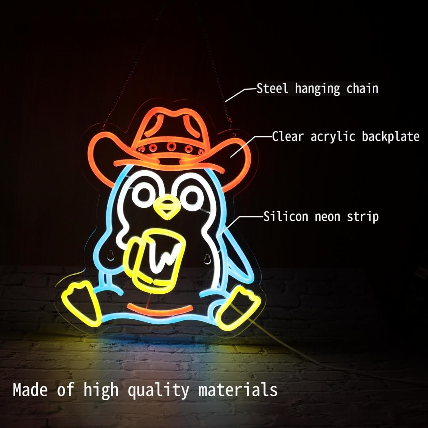 ป้ายไฟนีออนรูปเพนกวิน ไฟ LED ใ - Neon Sign Party บทวิจารณ์และราคา