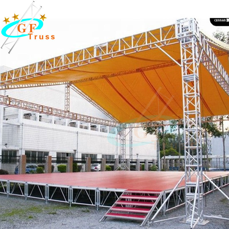 โครงหลังคาเวทีแบบพกพา ทำจากอลู - Event Party Dj บทวิจารณ์และราคา