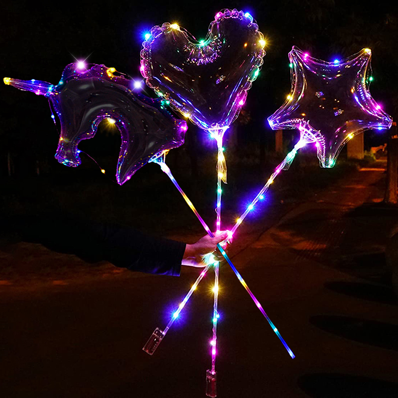 1 ชุด LED CLEAR บอลลูนโปร่งใส  - Led Balloon Light บทวิจารณ์และราคา