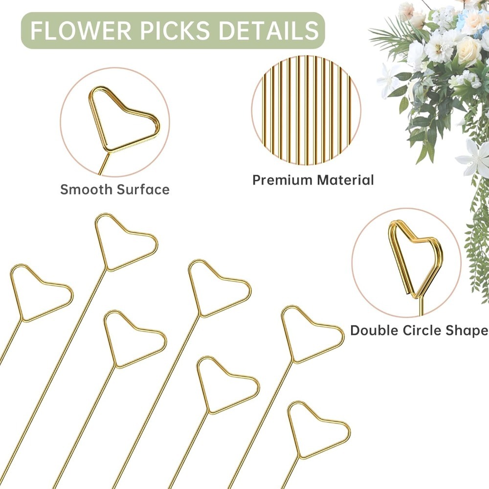 ที่ใส่การ์ดรูปหัวใจโลหะ 40 ชิ้ - Centerpiece Stick บทวิจารณ์และราคา