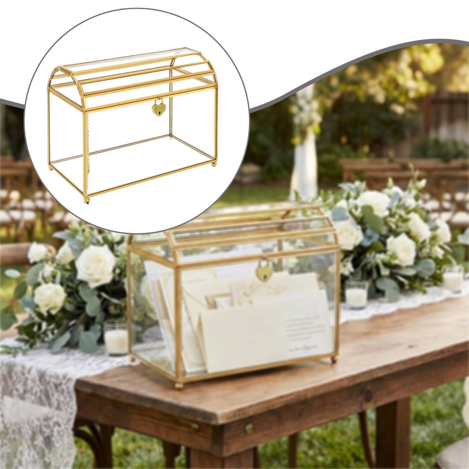 กล่องเก็บการ์ดแต่งงานแบบแก้วสำ - Event Party Box บทวิจารณ์และราคา