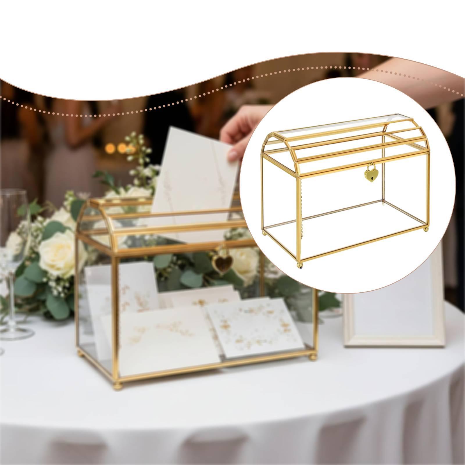 กล่องเก็บการ์ดแต่งงานแบบแก้วสำ - Event Party Box บทวิจารณ์และราคา