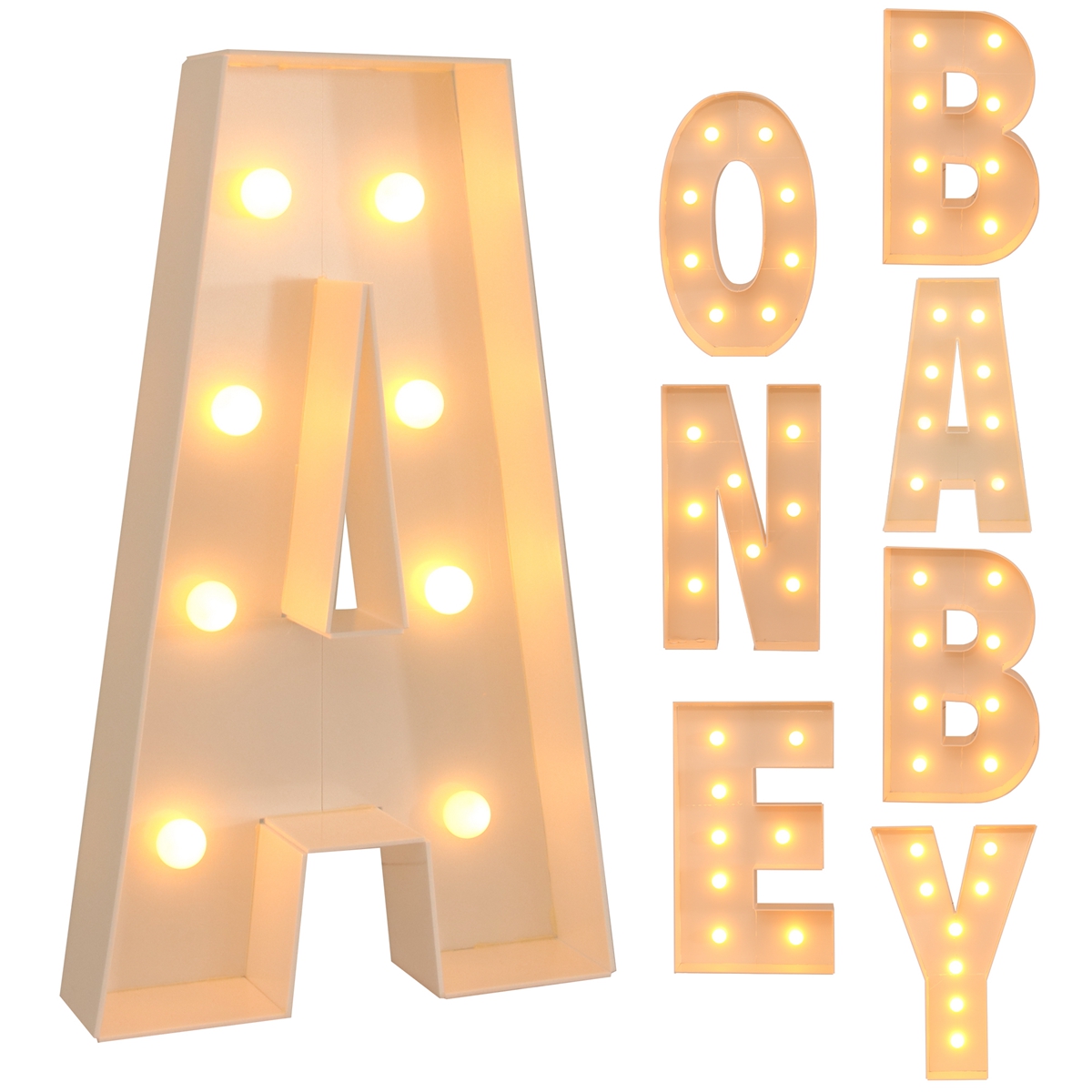 91.5 ซม.ยักษ์ตัวอักษรไฟ LED กร - Led Balloon Light บทวิจารณ์และราคา