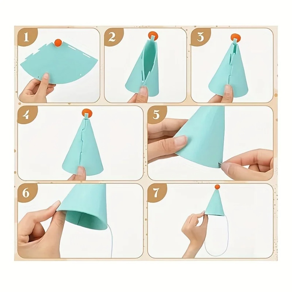 หมวกปาร์ตี้ขนาดเล็ก 6 ชิ้น: หม - Party Hat Cone บทวิจารณ์และราคา