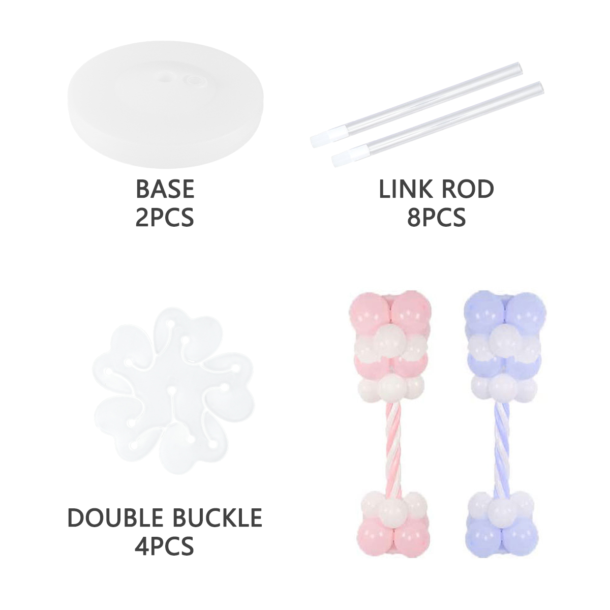 2 ชุดคอลัมน์บอลลูนขาตั้งชุด 8. - Balloon Arch Kit บทวิจารณ์และราคา