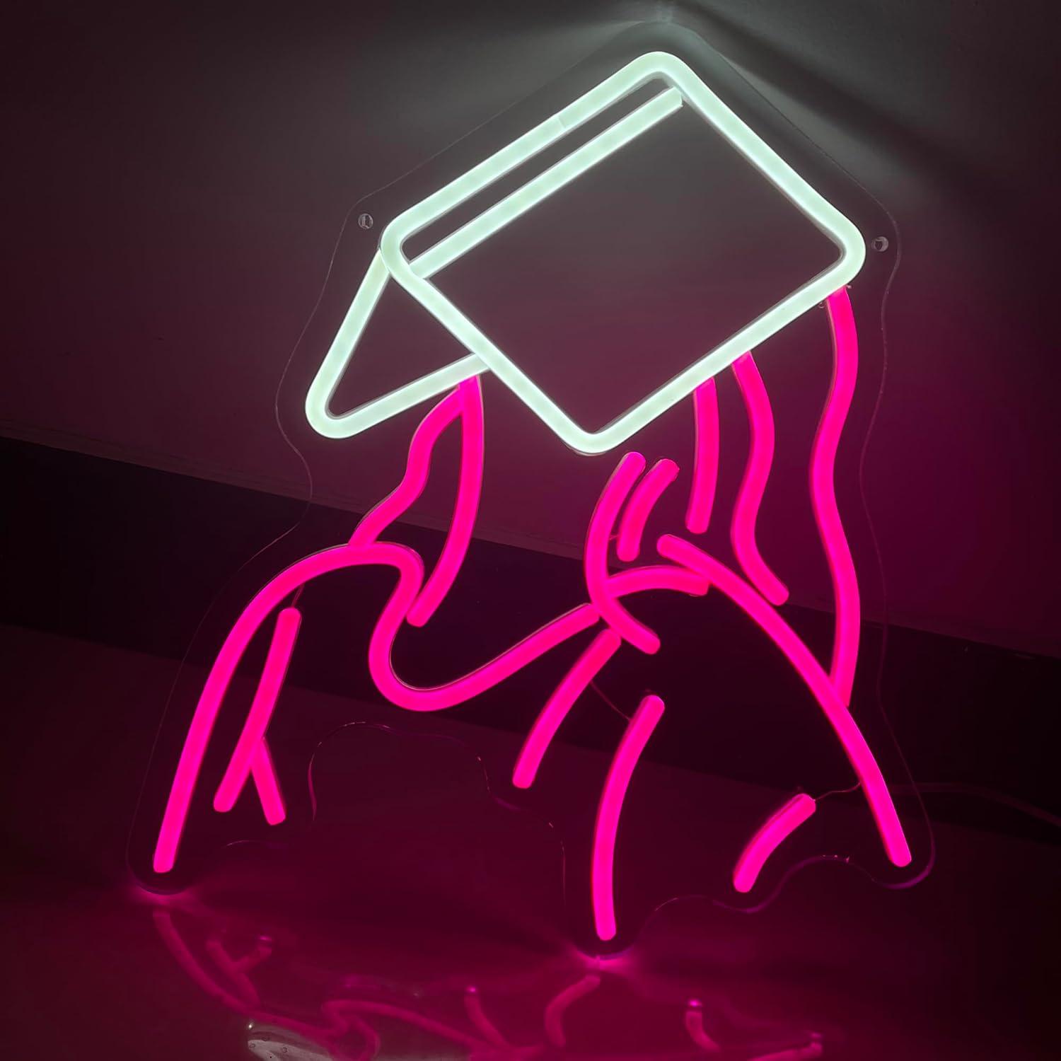 ป้ายไฟนีออนรูปสาวน้อยอ่านหนังส - Neon Sign Party บทวิจารณ์และราคา