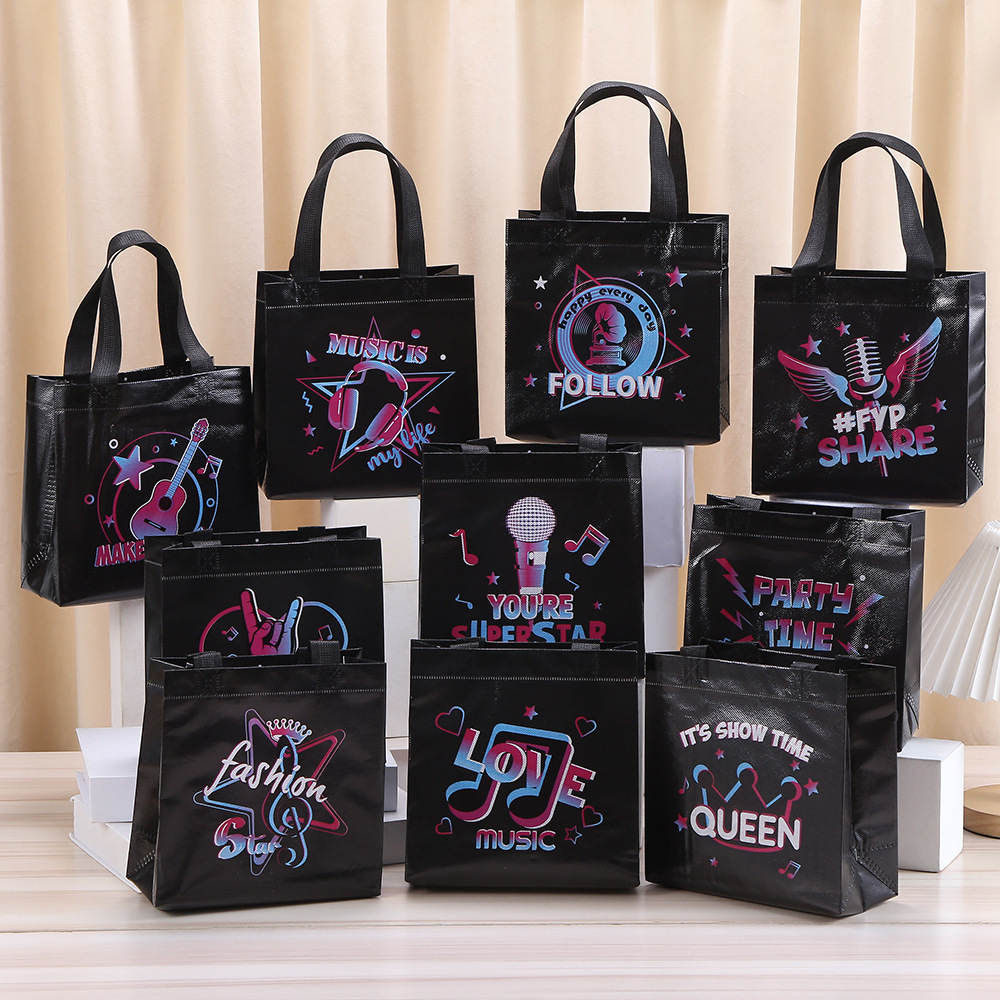 ถุงของขวัญผ้าไม่ทอธีมดนตรี Let - Event Party Shop บทวิจารณ์และราคา