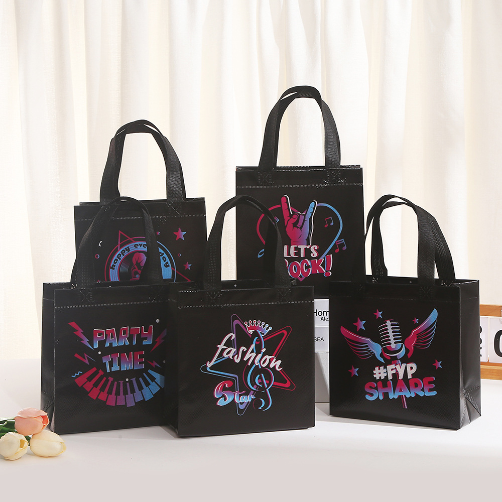 ถุงของขวัญผ้าไม่ทอธีมดนตรี Let - Event Party Shop บทวิจารณ์และราคา