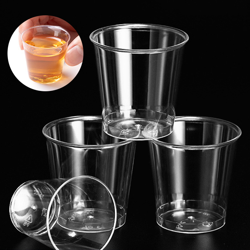 50 ชิ้น แก้วช็อตพลาสติกใสขนาดเ - Plastic Cup 50Pcs บทวิจารณ์และราคา