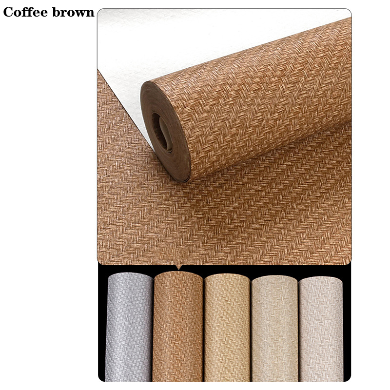 วอลเปเปอร์ลายผ้าลินิน ไม่ใช่แบ - Paper Straw Color บทวิจารณ์และราคา