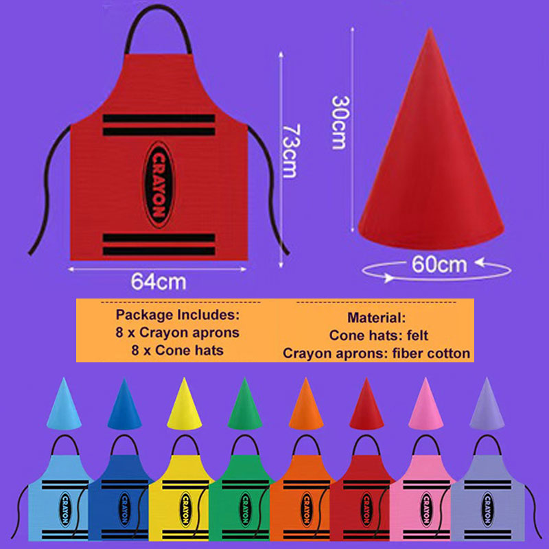 ชุดตุ๊กตาโนมธีมสีสันสดใส - ผ้า - Party Hat Cone บทวิจารณ์และราคา