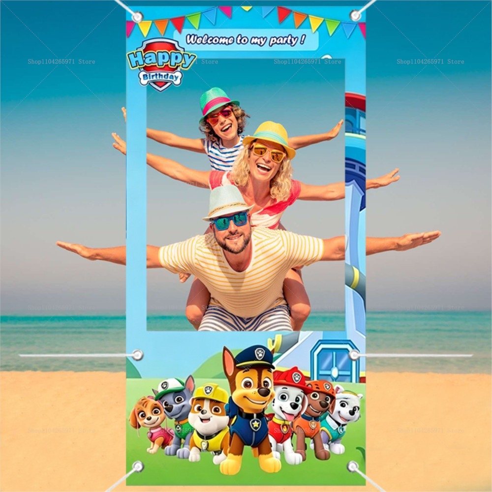 กรอบรูปถ่ายทีมสุนัขพาวพาโทรลน่ - Photo Booth Frame บทวิจารณ์และราคา