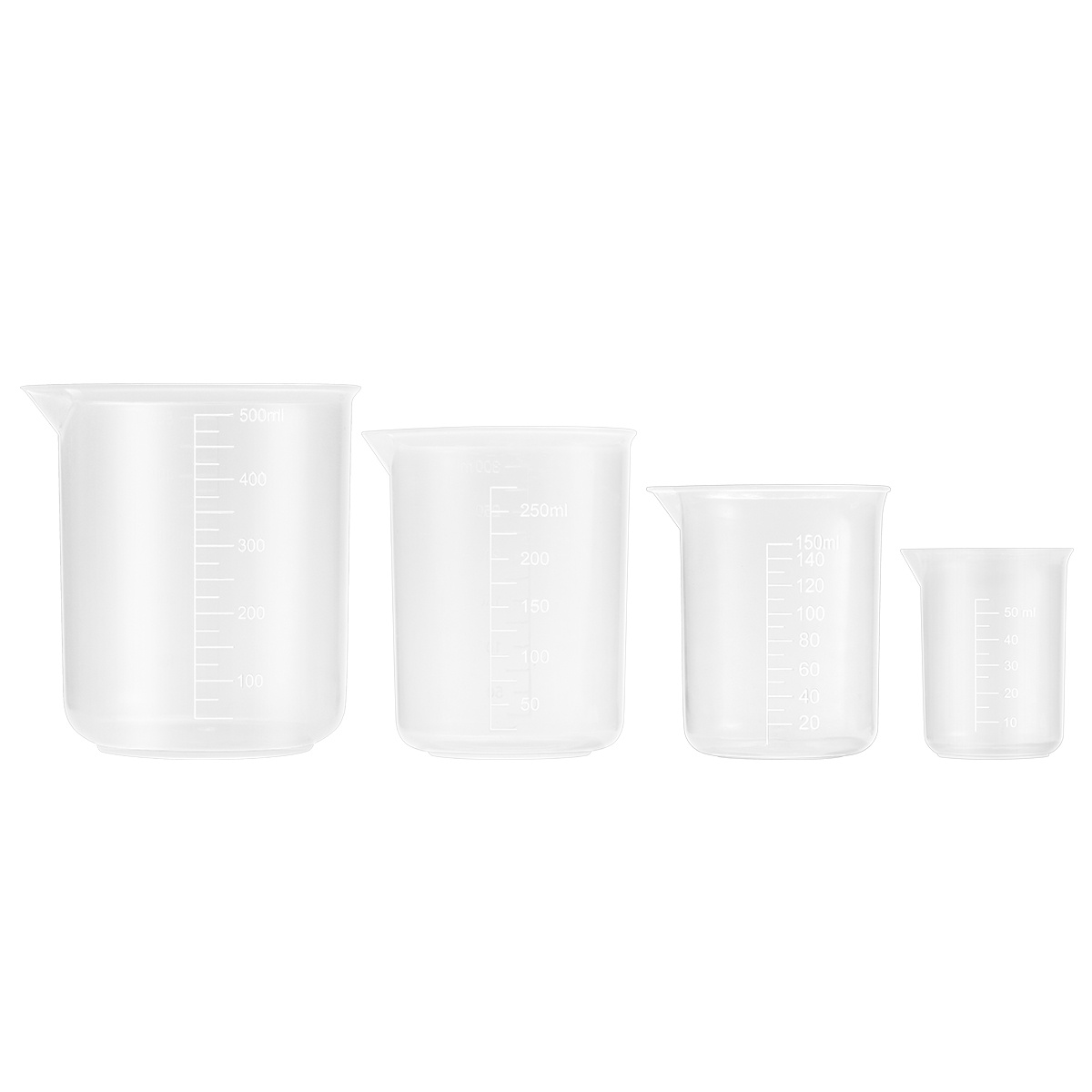 บีกเกอร์พลาสติกใส ขนาด 50 มล.  - Plastic Cup 50Pcs บทวิจารณ์และราคา