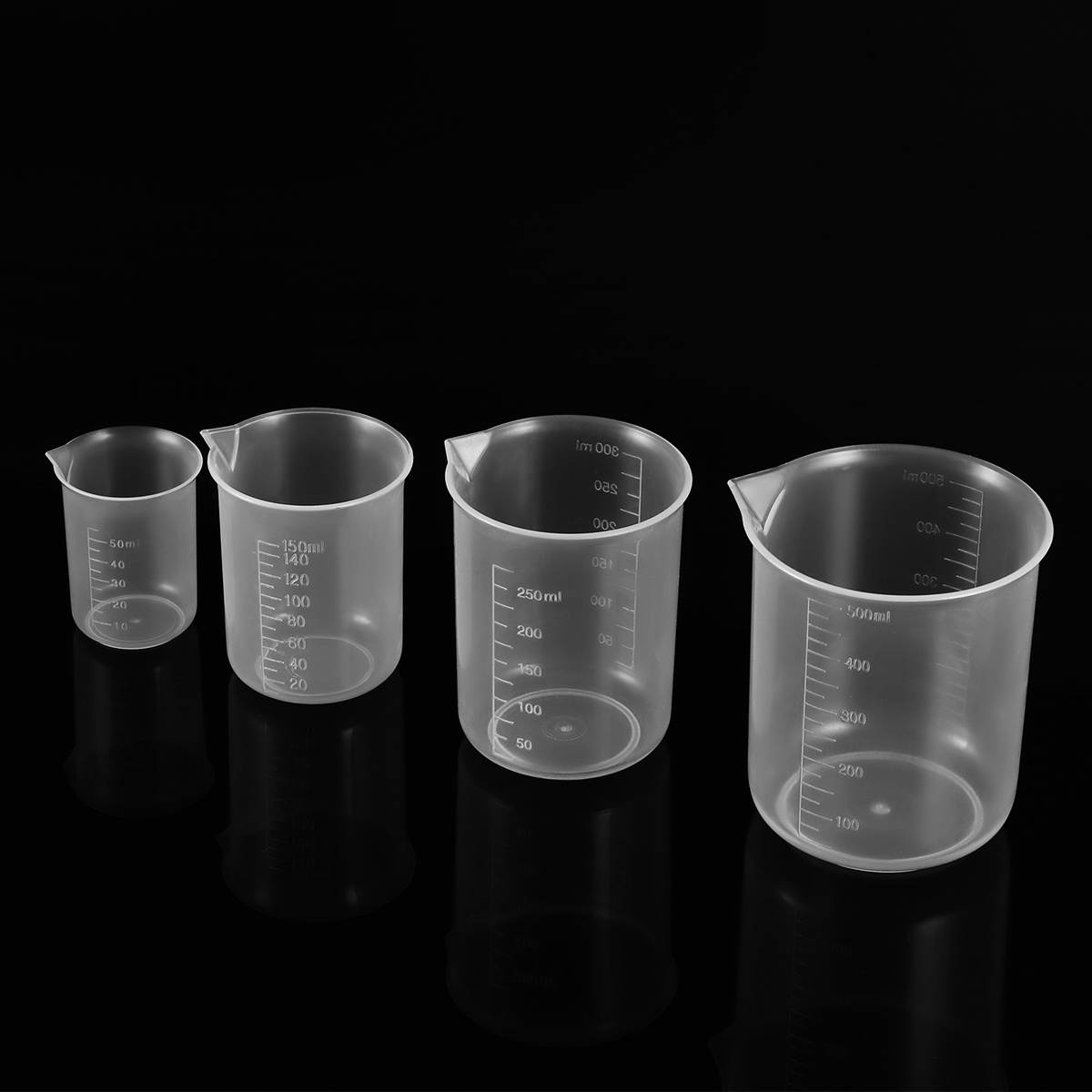 บีกเกอร์พลาสติกใส ขนาด 50 มล.  - Plastic Cup 50Pcs บทวิจารณ์และราคา