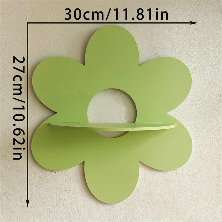 ชั้นวางของติดผนังทำจากไม้รูปดอ - Flower Wall Panel บทวิจารณ์และราคา