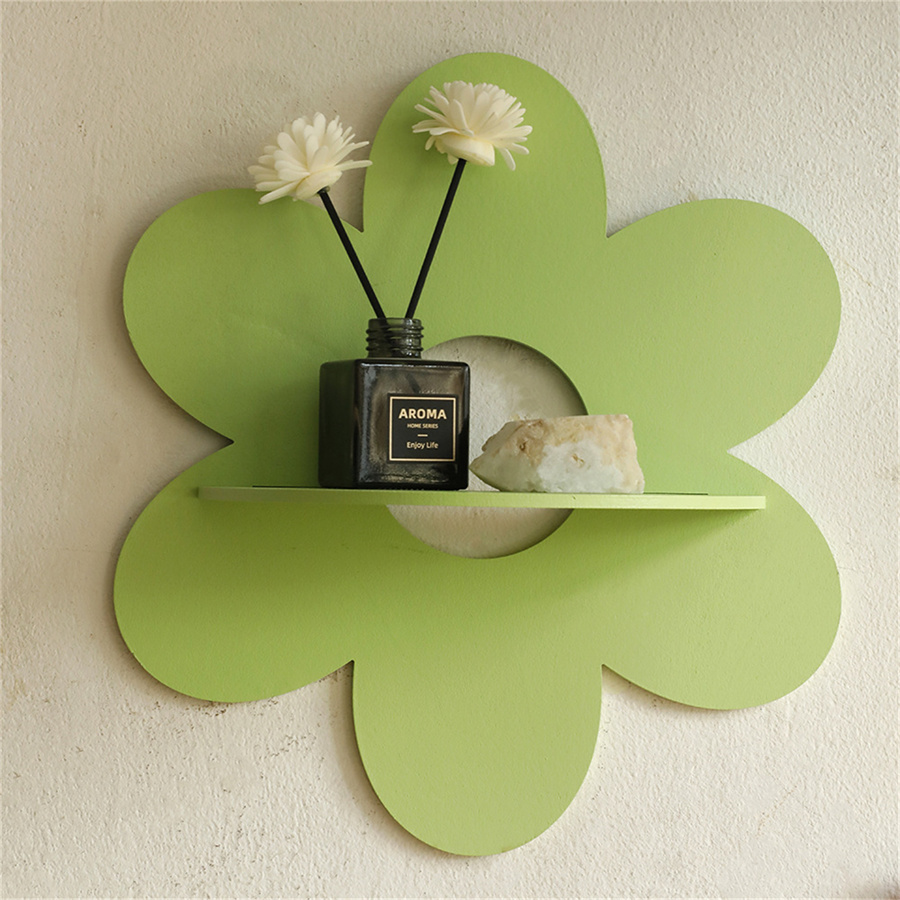 ชั้นวางของติดผนังทำจากไม้รูปดอ - Flower Wall Panel บทวิจารณ์และราคา