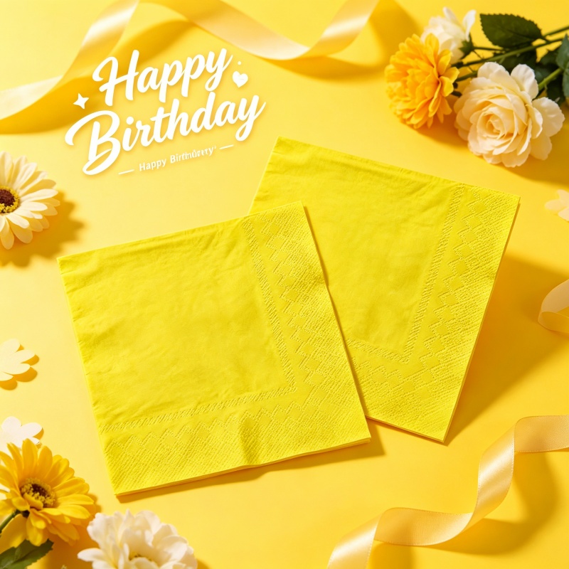 ชุดผ้าปูโต๊ะสีเหลืองพร้อมผ้าเช - Table Cloth Disposable บทวิจารณ์และราคา